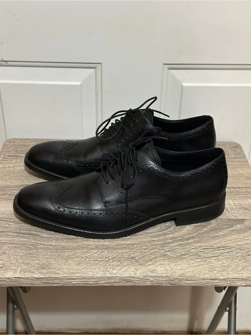 Cole Haan ME Wing Oxford Shoes Mens Size 13 Black Wingtip C34262